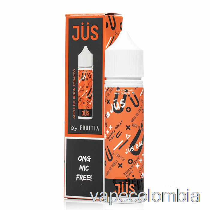 Kit Vape Completo Manzana Bourbon Tabaco - Jus E-líquido - 60ml 0mg